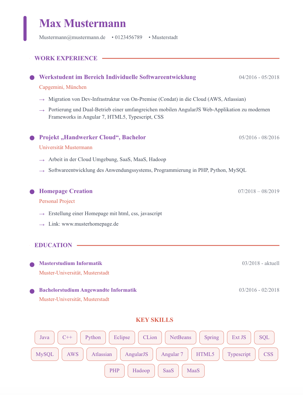 Creative Resume Template